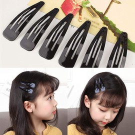 YOFASEN 60 Pack Snap Hair Clips for Kids, Girls and Women, Black