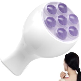 Handheld Face Roller with 7 Jade Beads - Facial Massager for Skin Tightening and Lifting, Promotes Face Cream Absorption, Portable and Comfortable Grip