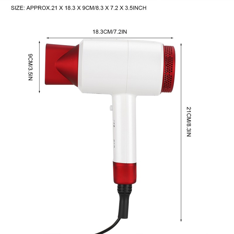 Professional High Power Hair Dryer Negative Ion Quick Dry Household