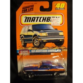 MATCHBOX '68 MUSTANG COBRA JET CLASSIC DECADES #40/75 (matchbox 1997)