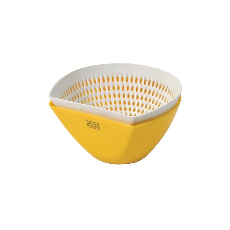 DELISH KITCHEN CC-1845 Pearl Metal Colander Bowl Chili Monkey Bowl