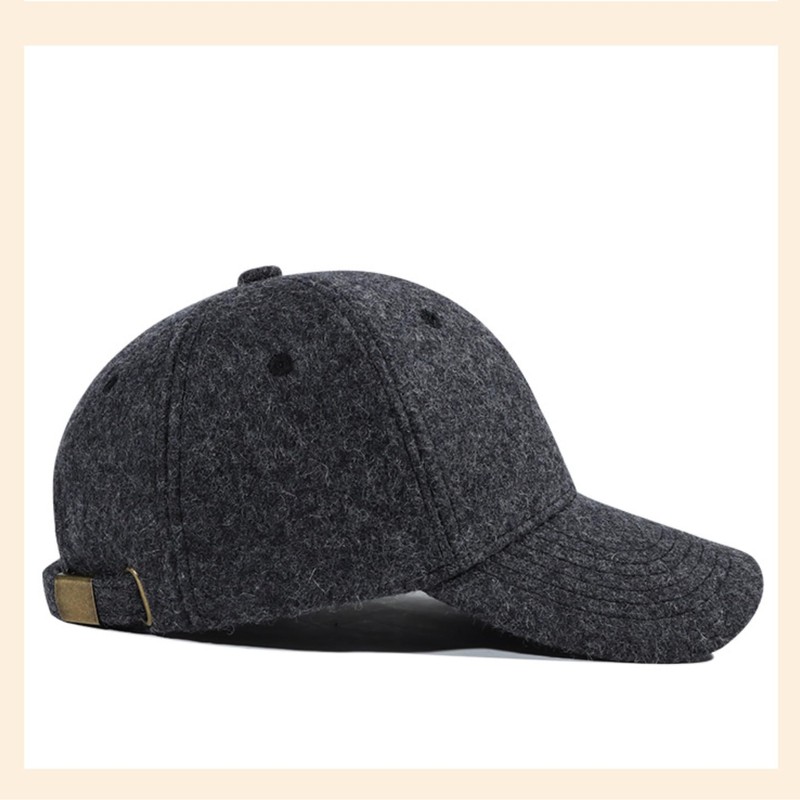 W&C Men's Cap, Large Size, Brim, Deep, Wool, Felt, Adjustable