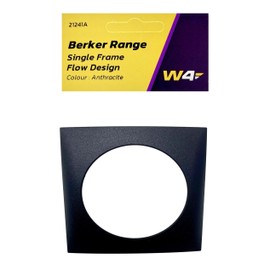 W4 Berker Single Frame Fitting - Anthracite