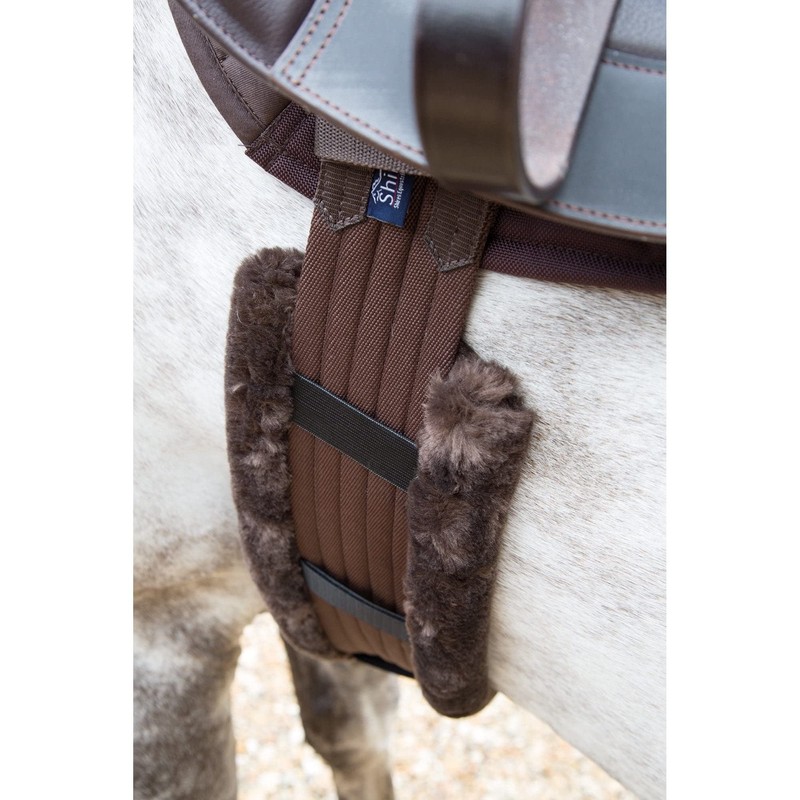 Shires Performance Supafleece GP Girth Cover: Brown: 24"