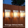 DOESLAG Solar Fence Lights, 8 Pack Deck Light Solar Powered,