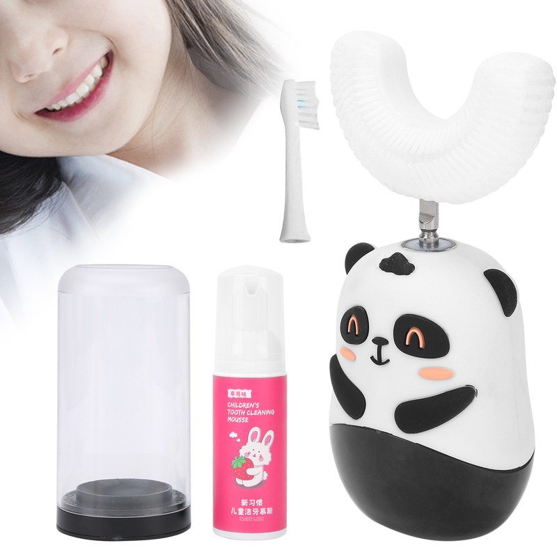 Automatic Children U Shaped Toothbrush Electric IPX7 Waterproof Kids Teeth