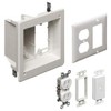 Arlington TVBR505K-1 TV Box Recessed Kit with Outlet and Wall