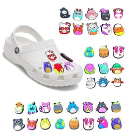 Brexter Pack of 40 Croc Charms and Beach Bag Accessories, Creative and Unique Design, Shoe Care Accessories, Crocs for Men, Women and Kids, Fun and Expressive