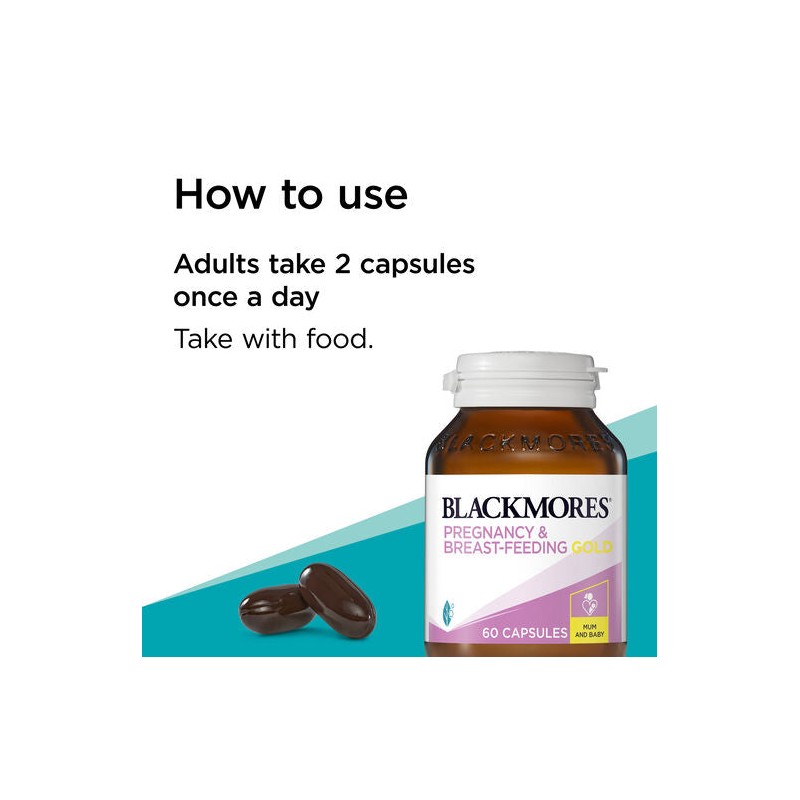 Blackmores Pregnancy and Breast-Feeding Gold 60 Capsules