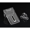 6PCS Crystal Clear Acrylic Lock Hasp Buckle Transparent Hinge Hasps