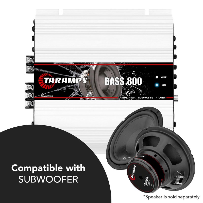 Taramp's Bass 800 1 Ohm Monoblock Amplifier 800 Watts Rms