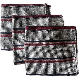 Mexican Mopping Cloth | Traditional Cotton Cleaning Cloths | Durable, Washable & Versatile (19 x 39 in) Set of 8 (Blue)