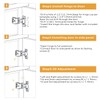 FURNIWARE 50 Pieces Soft Closing Cabinet Hinges, 3/4 inch Overlay