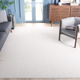 SAFAVIEH Melody Collection Area Rug - 8' x 10', Ivory, Solid Design, Non-Shedding & Easy Care, Ideal for High Traffic Areas in Living Room, Bedroom, Dining Room (MEL108A-8)