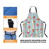 BGBDEIA Cupcake Chefs Apron, Cooking and Baking Apron for Men