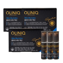 Olinik OLINIQ 울트라 비타 액션 (액상 20ml+캡슐 500mg+정제 600mg)7개입 x 3개 OLINIQ Ultra Vita Action (Liquid 20ml + Capsule 500mg + Tablet 600mg) 7 units x 3 packs