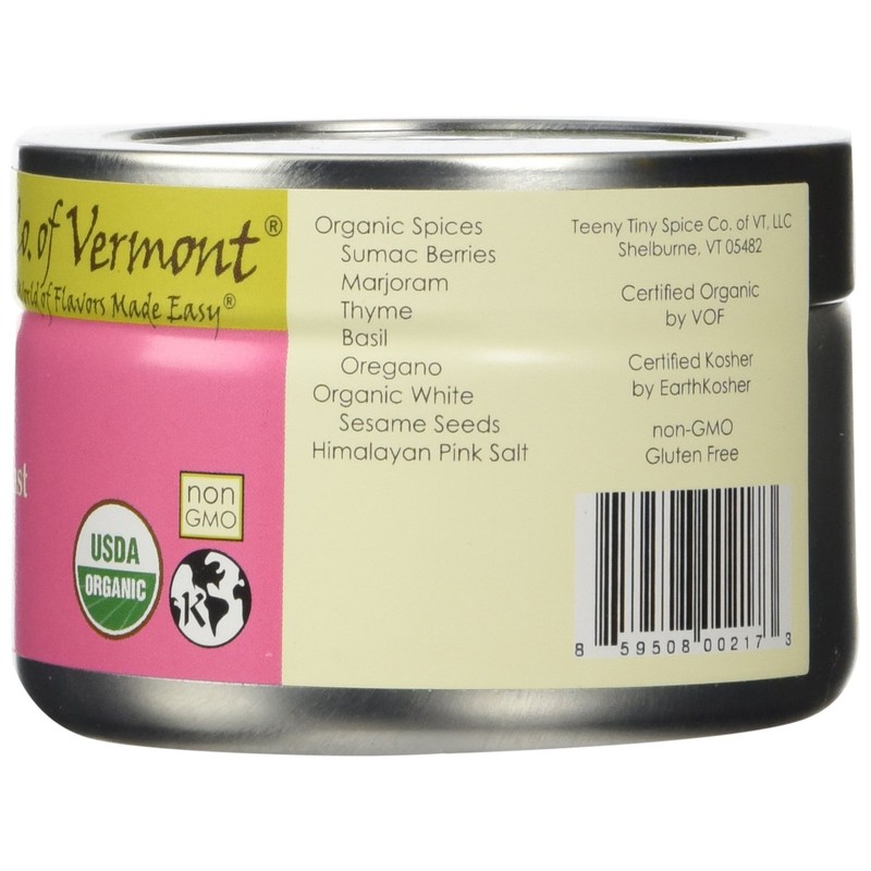 Teeny Tiny Spice Co. of Vermont Organic Za'atar, 2.8 Oz