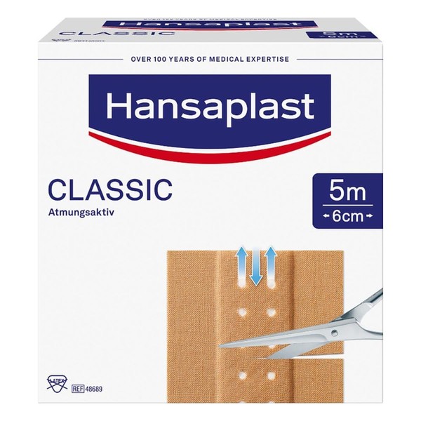 Hansaplast Classic Plaster 6 cm x 5 m Pack of 1