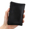 2 Pack Leather Zipper Coin Purse Small Pouch Change Purse