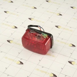 Caltric Taillight Assembly w/ Bulb fits Yamaha Rhino 660 YXR660F 4X4 2004 2005 2006 2007