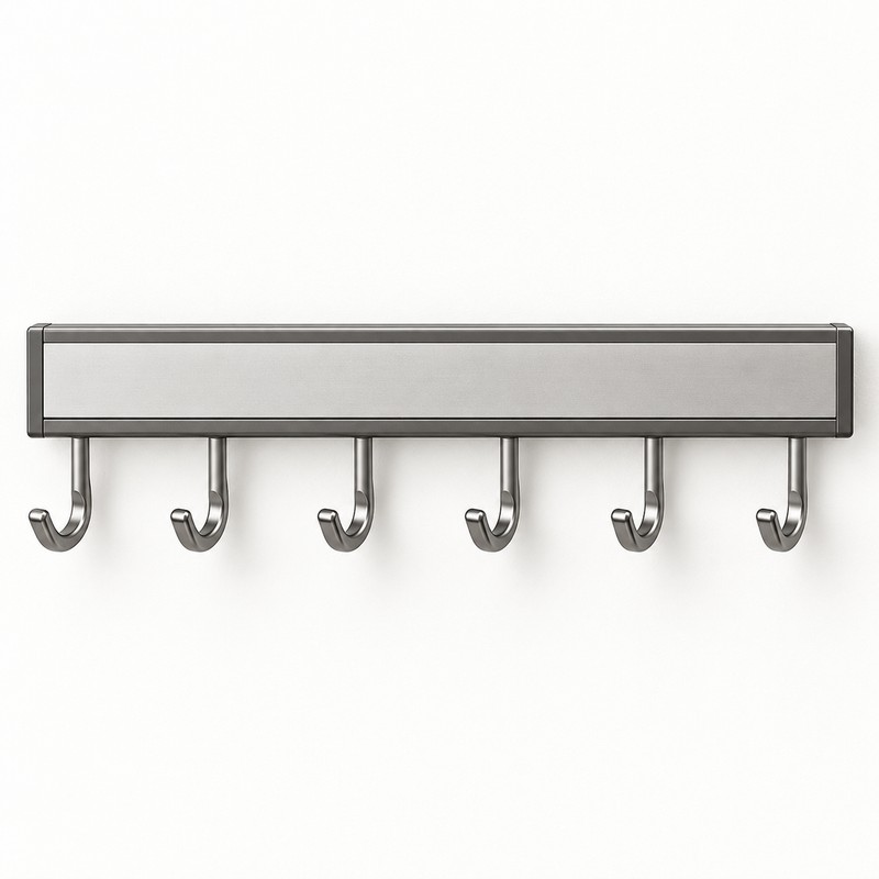 Wall Mounted Kitchen Hook Rack for Utensil Storage – Space-Saving