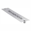 ViroDisplay® Standoff Aluminium Sign – 300 x 60mm – Premium