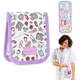 Nurse is Love Nurse Pocket Organiser COFFEE | Nurse Accessories & Doctor Accessories. Match with Bandage Scissors | Nurse Gifts. Waterproof Material | Quick Access