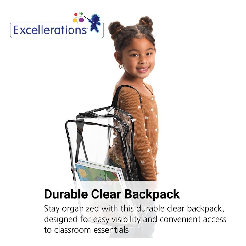 Excellerations 17" Premium Clear Backpack - Single