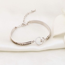 bobauna Thelma and Louise Bracelet You're The Louise/Thelma to My Thelma/Louise Friendship Jewelry Moving Away Gift for BFF Sister (Louise Thelma Bracelet S)