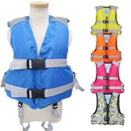 Fine Japan FV-6161 Junior Life Jacket, Flotation Vest, M, Blue