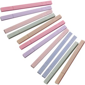 Genérico Set de 12 Resaltadores de Doble Punta en Tonos Pastel, Marcadores Multifunción de Plástico para Estudiantes y Oficina, Diseño Compacto y Colorido