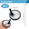 DmDoyy Cup Lid, Leak-Proof, Reusable, Accessories for Cup, Pack of