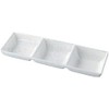 J-kitchens Melamine 22.2 Miyabi Triple Cut Plate, White Gloss