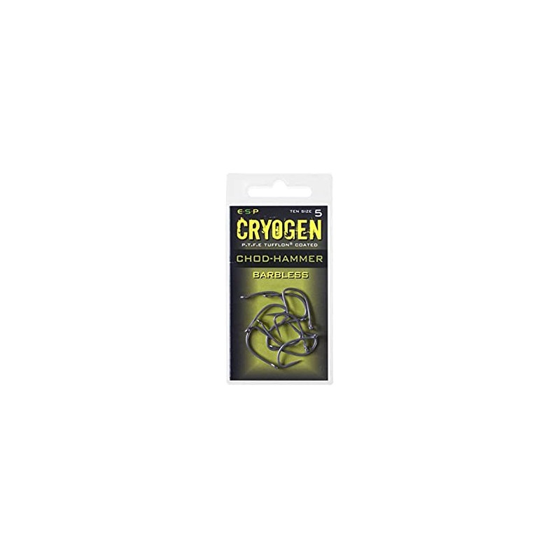 ESP Cryogen Chod Hammer Barbless Hooks: 6