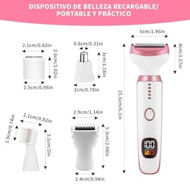 ZOMA | Rasuradora Eléctrica Hombre Corporal Íntima - Negro
