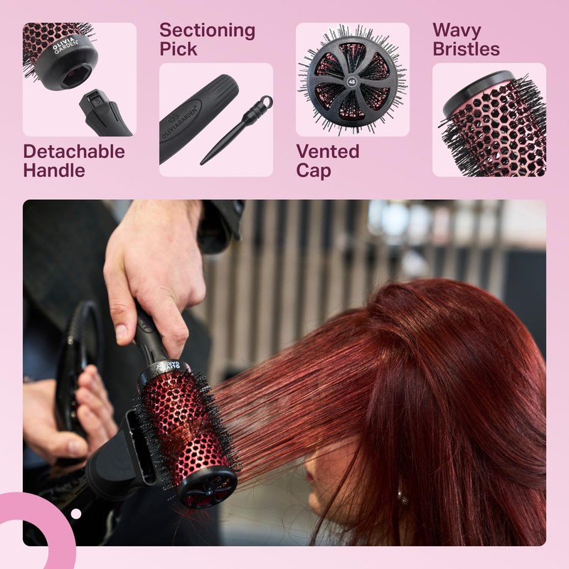Olivia Garden Multibrush Curlers Kit - Size 45-4 Barrels of
