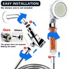 High Pressure Filter Shower Head With Replacement Hose And Bracket,