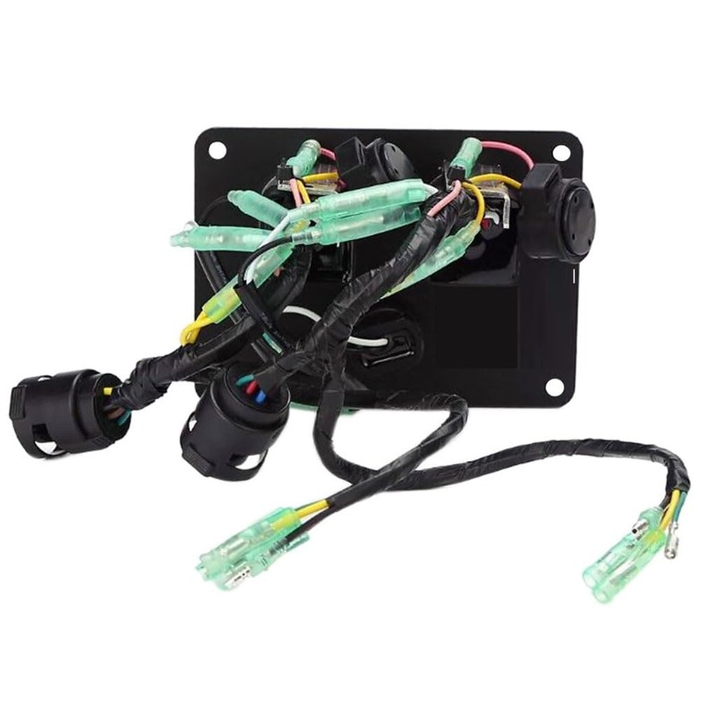 Dual Twin Engine Key Switch Panel Compatible with Yamaha Outboard