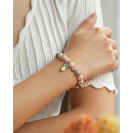 Jokkoi Pineapple Bracelet Gifts for Women Stuff Inspiring Gifts for Friend Bestie Sister Duaghter Granddaughter Bracelet