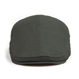 Ptduabenlu Mens Corduroy Newsboy Cap Ivy Cabbie Driving Beret Hat Flat Cap for Women Army Green