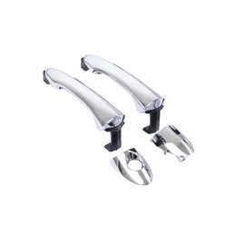 HUYILUN0104 1 LOT Chrome 4 Door Exterior Handle Outer Door Handle Compatible with Hyundai Sonata 2011 2012 2013 2014