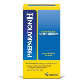 Preparation H Tratamiento Hemorroidal, Suppositories, Caja D