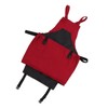 Gardening Apron Dark Red 210D PVC Waterproof Fabric Regulable Straps