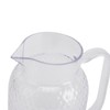 Water Pitcher with Lid and Handle 1500ml Acrylic Heat Resistant
