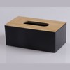 Modern Tissue Box Holder for Home & Office – Black