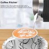 350ml Stainless Steel Milk Frothing Cup Anti-Scald Silicone Coffee Pitcher