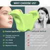 Guía Universal Gotas Oftálmicas Soporte Silicona Reutilizable Frascos Verde Blanco
