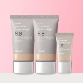 Hanskin 한스킨 프리미엄 수퍼매직 비비크림 SPF35 45g 2개+10g Hanskin Premium Super Magic BB Cream SPF35 45g x 2 + 10g [Magic BB two pieces + 10g (B0011932)]