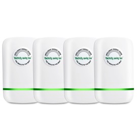 Electricity Saving Device Save Electricity Stop Watt Electricity Saving Box Esaver Watt Household Office Market Device Electric US Plug 90V-250V 30KW, 4 Pack