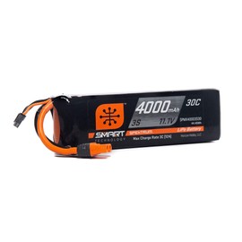 Spektrum 11.1V 4000mAh 3S 30C Smart LiPo Battery: IC3, SPMX40003S30